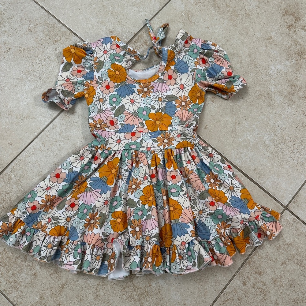 Girlhood fall twirl dress